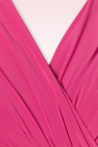 Vintage Chic for Topvintage - Sadie Slinky swing jurk in roze 3