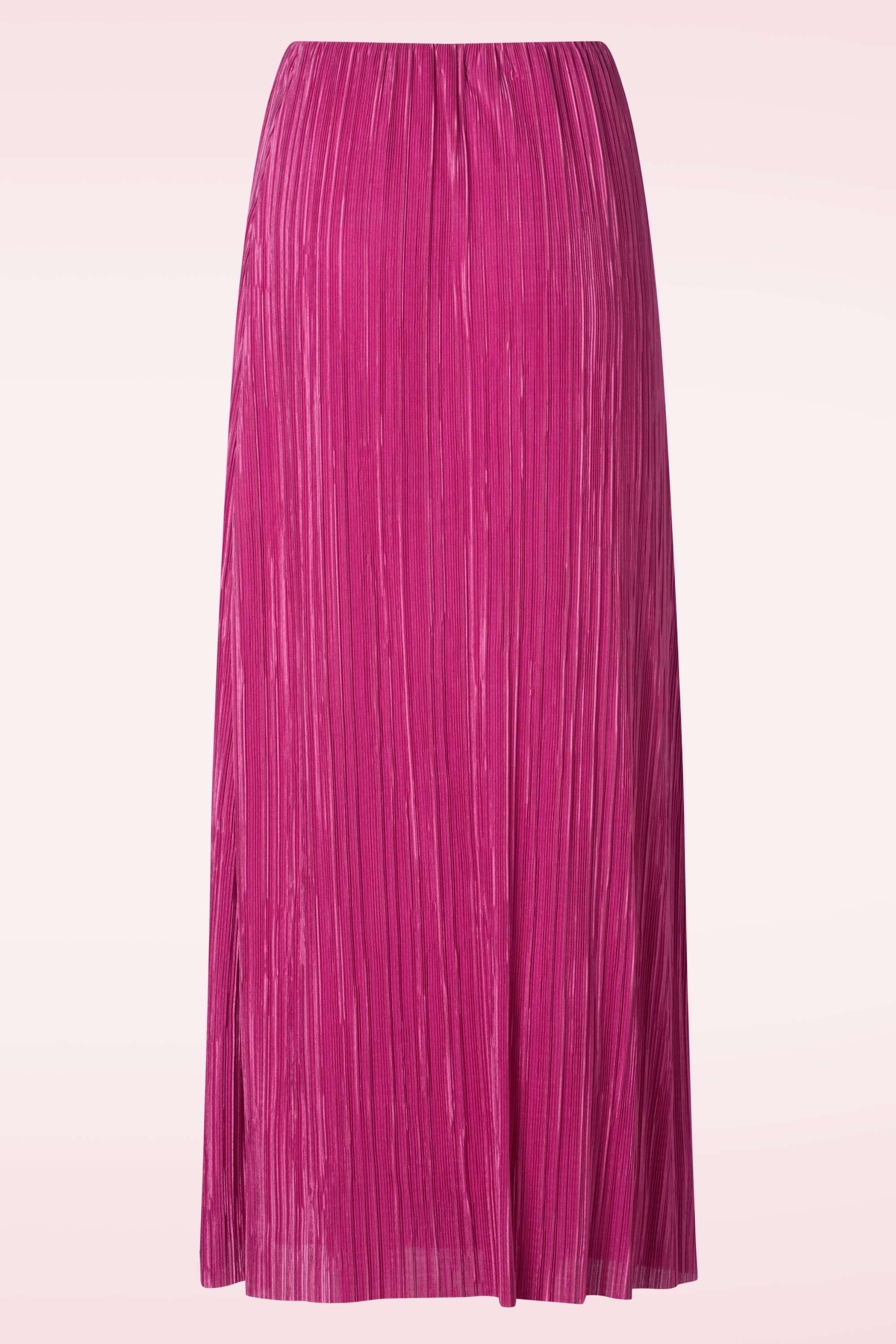 Vintage Chic for Topvintage - Lilly Pleated maxi rok in fuchsia 2