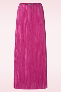 Vintage Chic for Topvintage - Lilly Pleated Maxi Skirt in Fuchsia