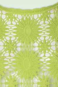 Md'M - Ivy Lee Crochet Top in Lime  3