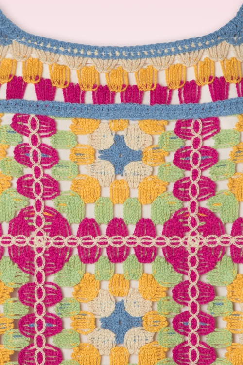 Md'M - Carrie Crochet Dress in Multi 3
