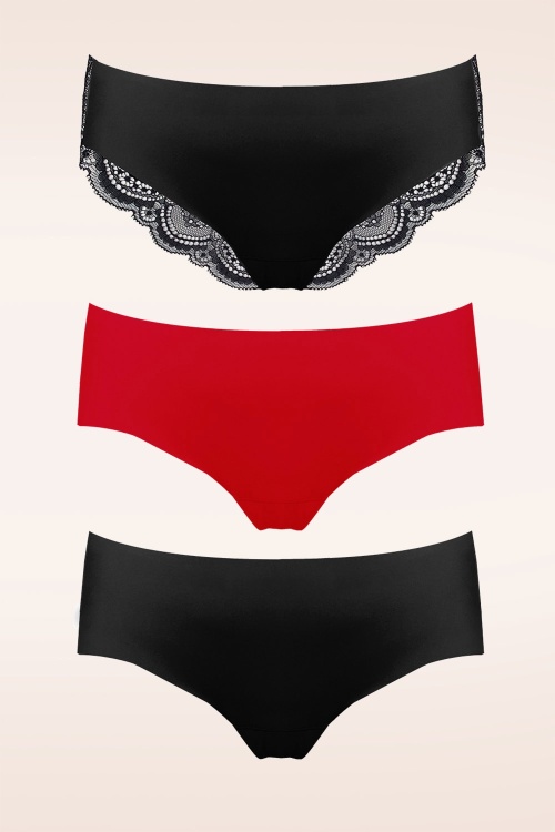 MAGIC Bodyfashion - Holiday Hipster Gift Pack in zwart en rood