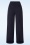 Banned Retro - 40s Adventures Ahead Button Trousers in Navy 2