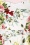Hearts & Roses - Robe Corolle Fleurie Carole Années 50 en Blanc 3