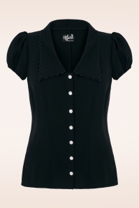 Bunny - Maddy Blouse in Black 