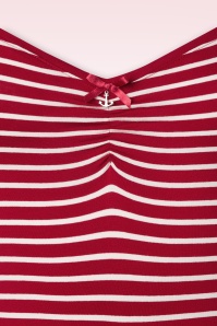 Vive Maria - Summer Capri Stripes Dress Années 50 en Rouge 3