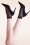 Fiorella - 50s Cute Polkadot Socks in Black