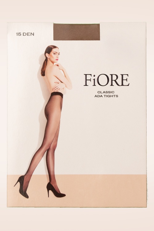 Fiorella - Ada klassieke panty in zwart