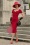 Vintage Chic for Topvintage - Cecilia pencil jurk in rood