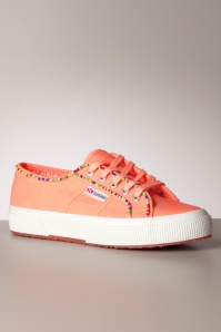 Superga - Cotu Classic Multicolour Beads Sneakers in Orange Melon 3