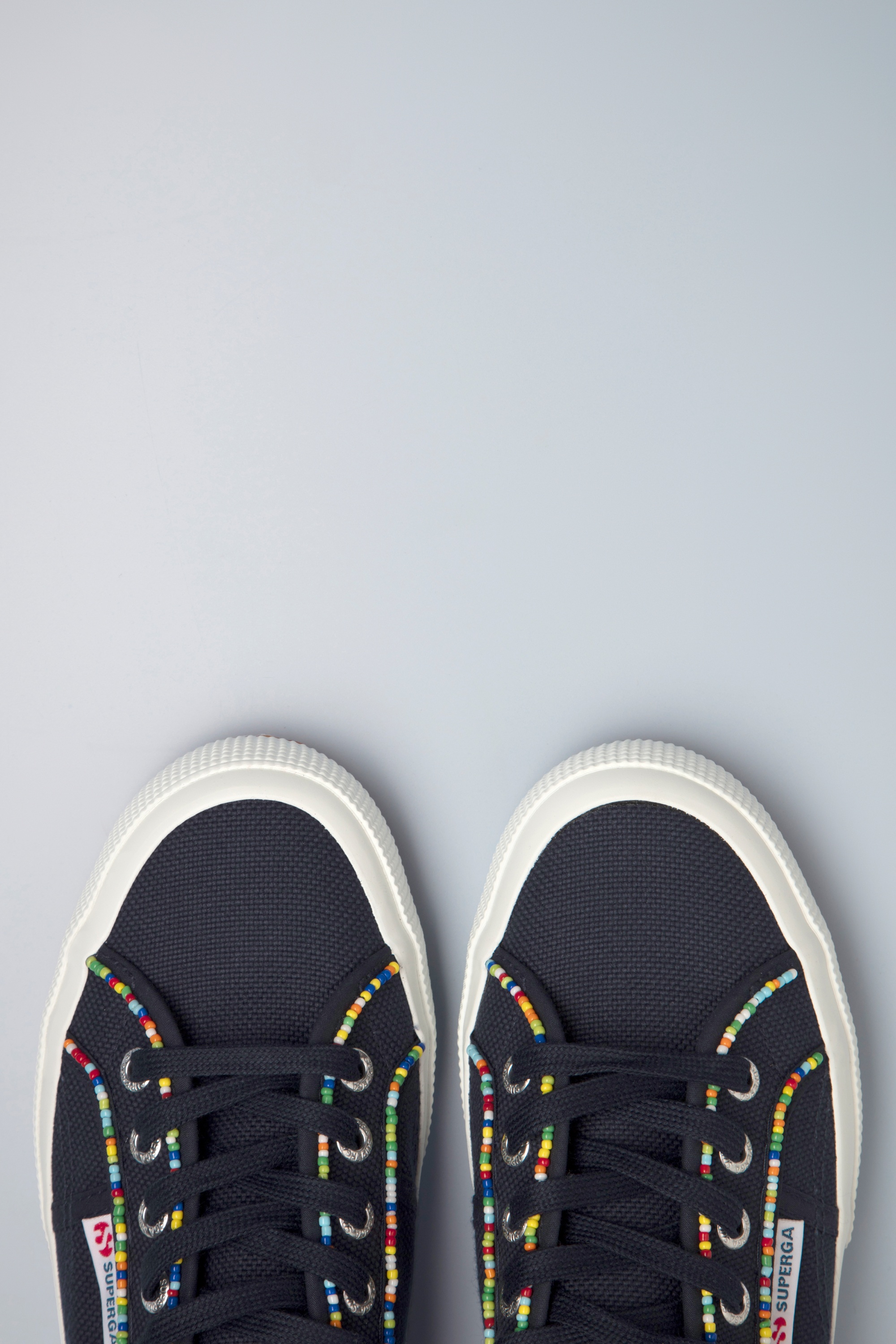 Superga - Cotu Classic Multicolour Beads sneakers in navyblauw 2
