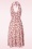 Vintage Chic for Topvintage - Yolanda Cherry Neckholder Kleid in Pink 3