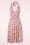Vintage Chic for Topvintage - Yolanda Cherry Neckholder Kleid in Pink