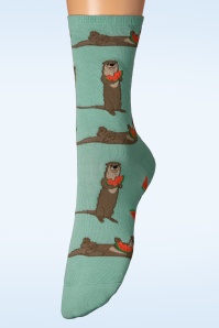 Socksmith - Ottermelon sokken in hemelsblauw