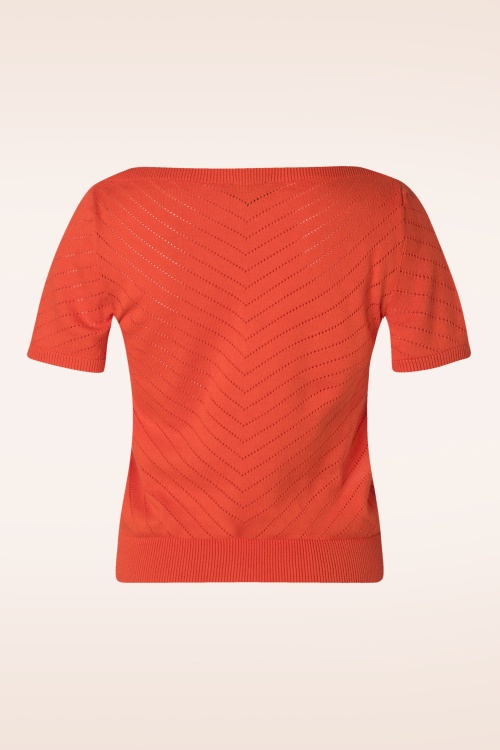Pretty Vacant - Suzie U-Boot Shirt in Spicy Orange 2