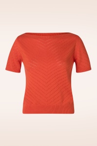 Pretty Vacant - Suzie U-Boot Shirt in Spicy Orange