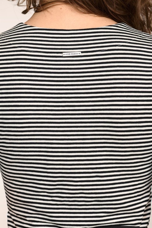 Vive Maria - Classic Ahoy Shirt in Black and White 3