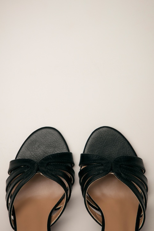 Poti Pati - Corine Block Heel sandaaltjes in zwart 2