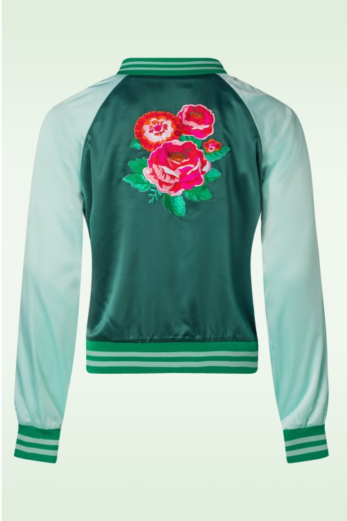 Tante Betsy - Brittany Bomber Jacket in Green 2