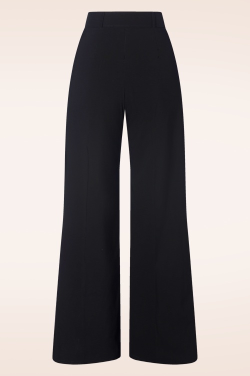 Vintage Chic for Topvintage - Sasha Trousers in Black 2
