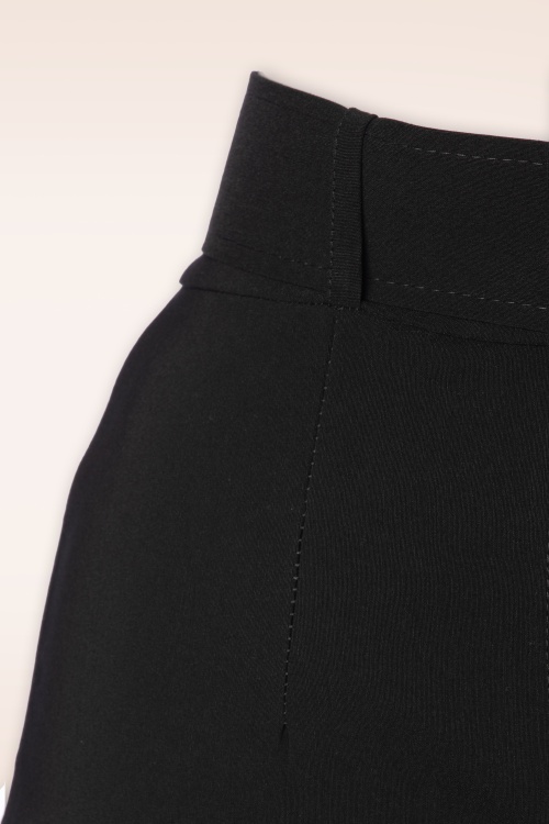 Vintage Chic for Topvintage - Sasha Trousers in Black 3