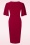Vintage Chic for Topvintage - Anastasia pencil jurk in rood 2