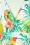 Vintage Chic for Topvintage - Fiona tropical parrot maxi jurk in multi 3
