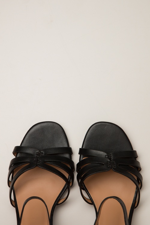 Poti Pati - Kyra Block Heel Sandals in Black 2