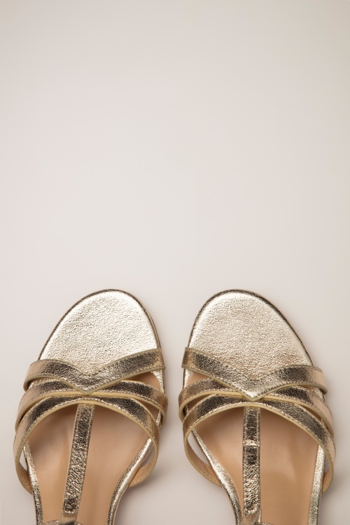 Poti Pati - Anouk sandaaltjes in goud 2