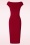 Vintage Chic for Topvintage - Jacintha potlood midi-jurk in rood 4