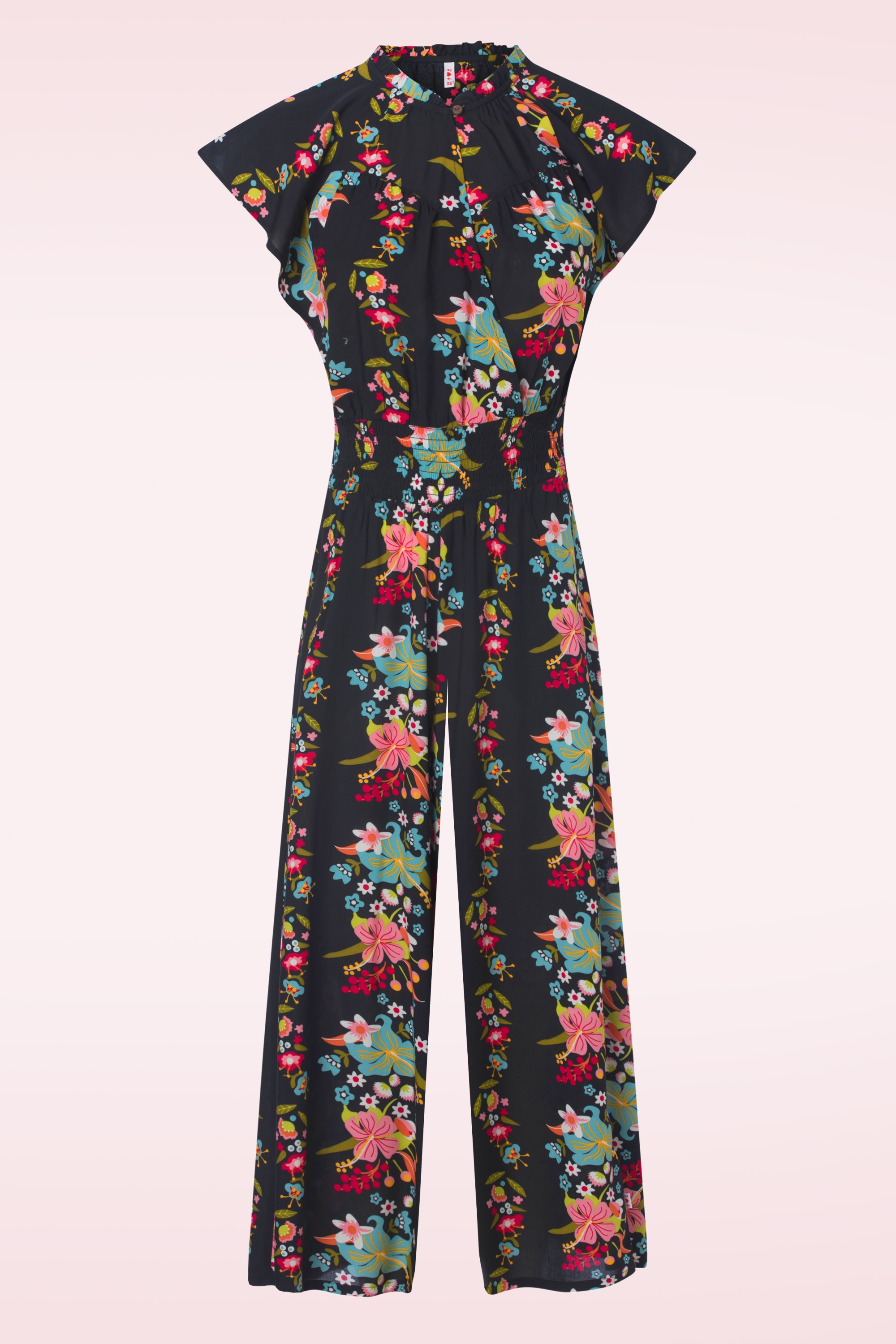 Blutsgeschwister - Love´s Lightest Wings jumpsuit in Happy Flower Dance