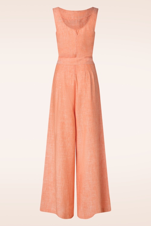 King Louie - Frida Jumpsuit Camonte in Reef Coral 4
