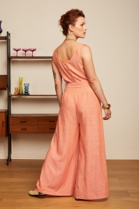 King Louie - Frida Jumpsuit Camonte in Reef Coral 3