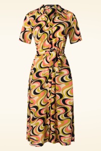 King Louie - Olive Manic Dress in Spring Yellow 2