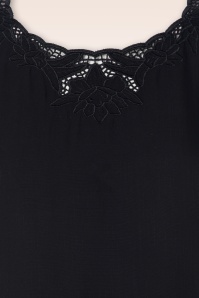 King Louie - Betty Aurelie Embroidery Top in Black 3