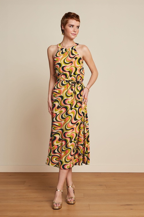 King Louie - Olive Manic Dress in Spring Yellow