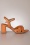 s.Oliver - Tori Metallic Sandals in Orange
