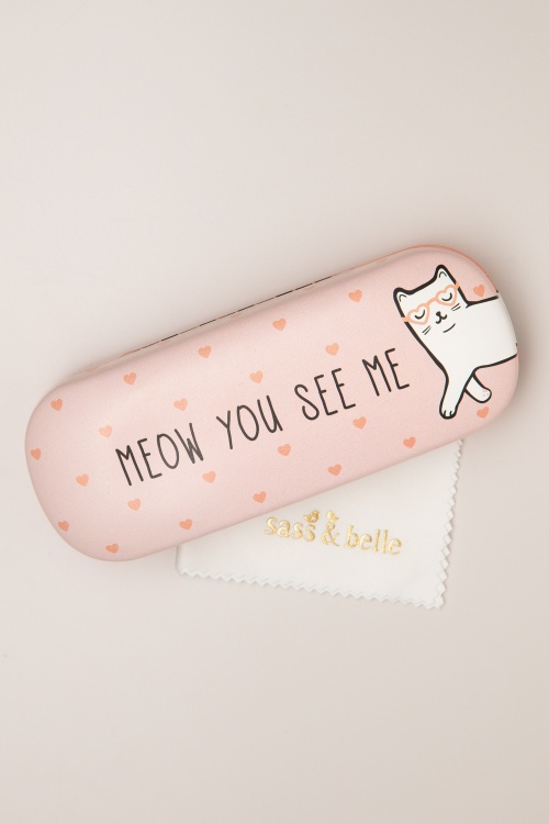 Sass & Belle - Étui à lunettes Cutie Cat Meow You See Me