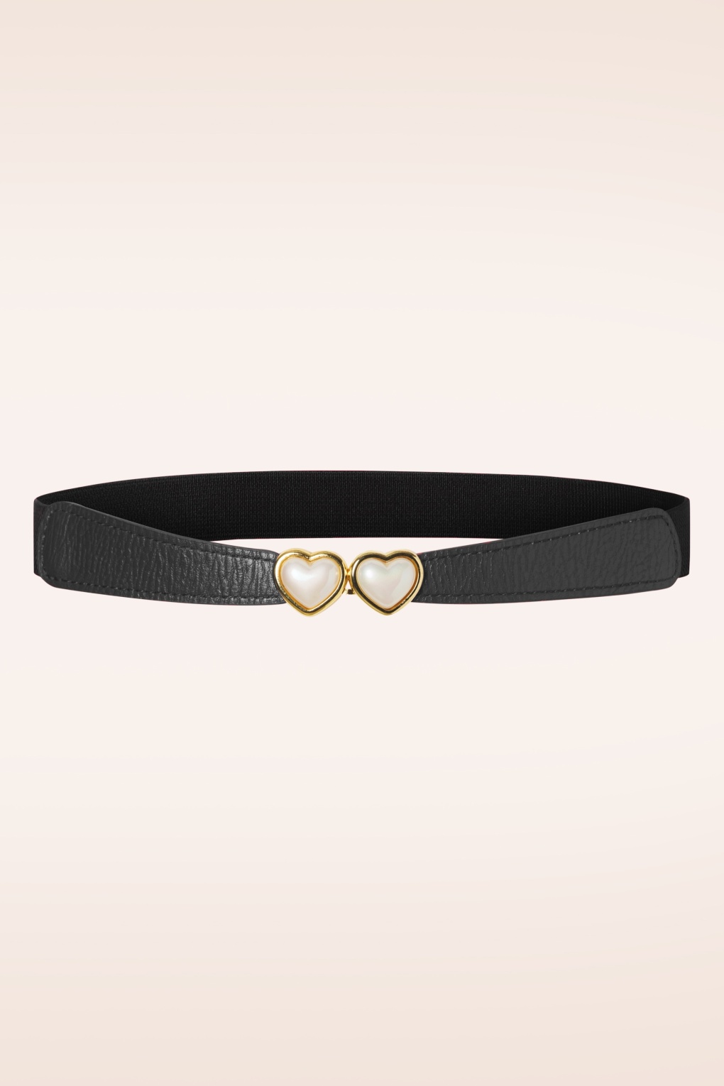 Vixen Ceinture Avec Fermoir En Forme De Coeur Pearly Heart En Noir Acheter Chez Topvintage 