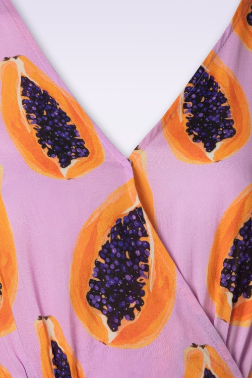 Smashed Lemon - Gabriela Maxi Dress in Lilac 3