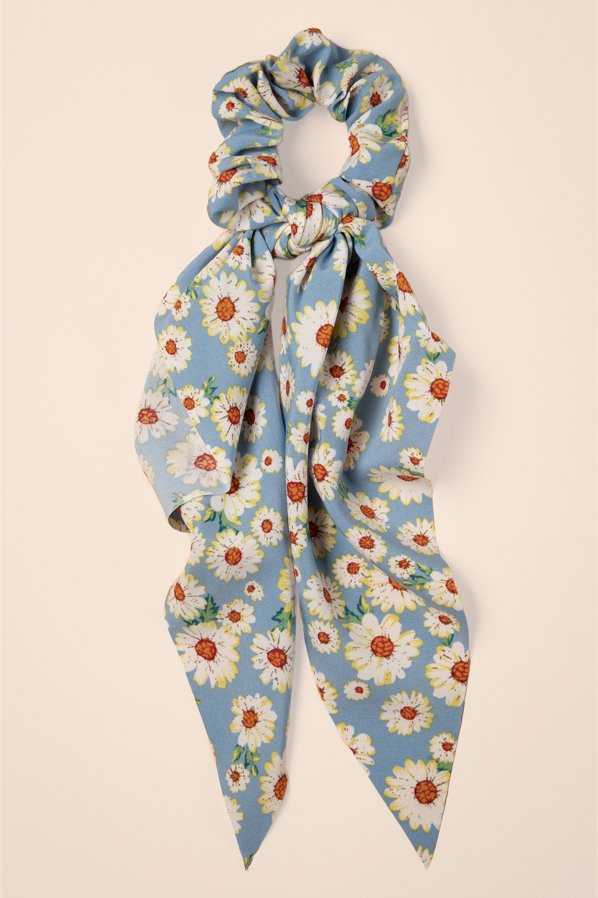 Banned Retro - Geraldine Scrunchie en bleu