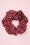 Banned Retro - dotty scrunchie in rood