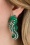 Miss Candyfloss - Audris Gia Leaf blazer in smaragd groen