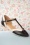 Charlie Stone - 50s Parisienne T-Strap Flats in Black and Cream 5