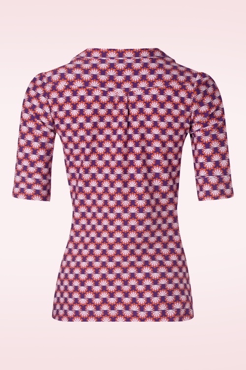 Tante Betsy - Nellie Papyrus shirt in paars 2