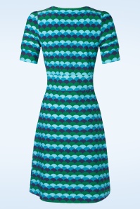 Tante Betsy - Auntie Scale Kleid in Grün und Blau 2