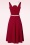 Vintage Chic for Topvintage - Mae Swing Kleid in Rot und Weiß 2