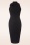 Vintage Chic for Topvintage - Adeline pencil jurk in zwart