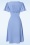 Collectif Clothing - Alex Tea Dress in Sky Blue 2
