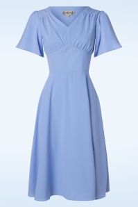 Collectif Clothing - Alex Tea jurk in luchtblauw